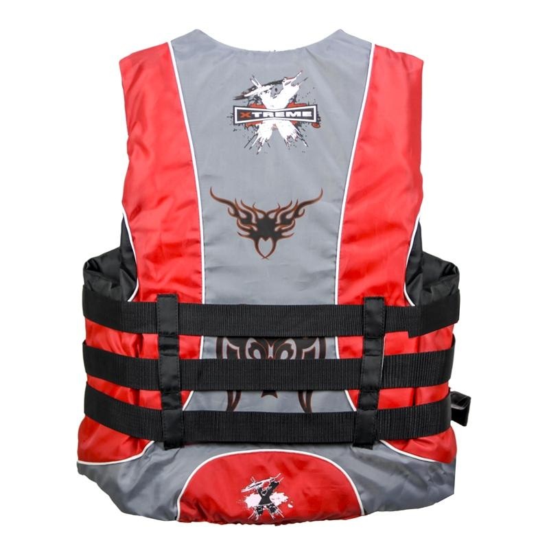 MEN NY SKI VST RD/BK XXL