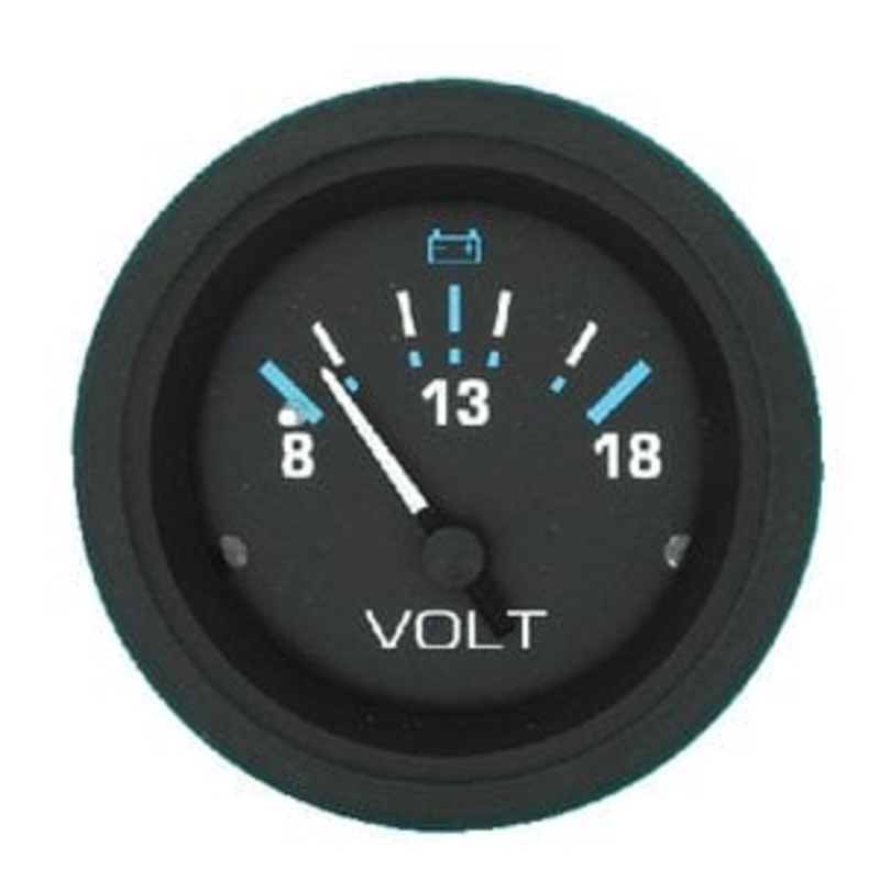 Sierra – Eclipse 12V Voltmeter 8-18 – 68408P
