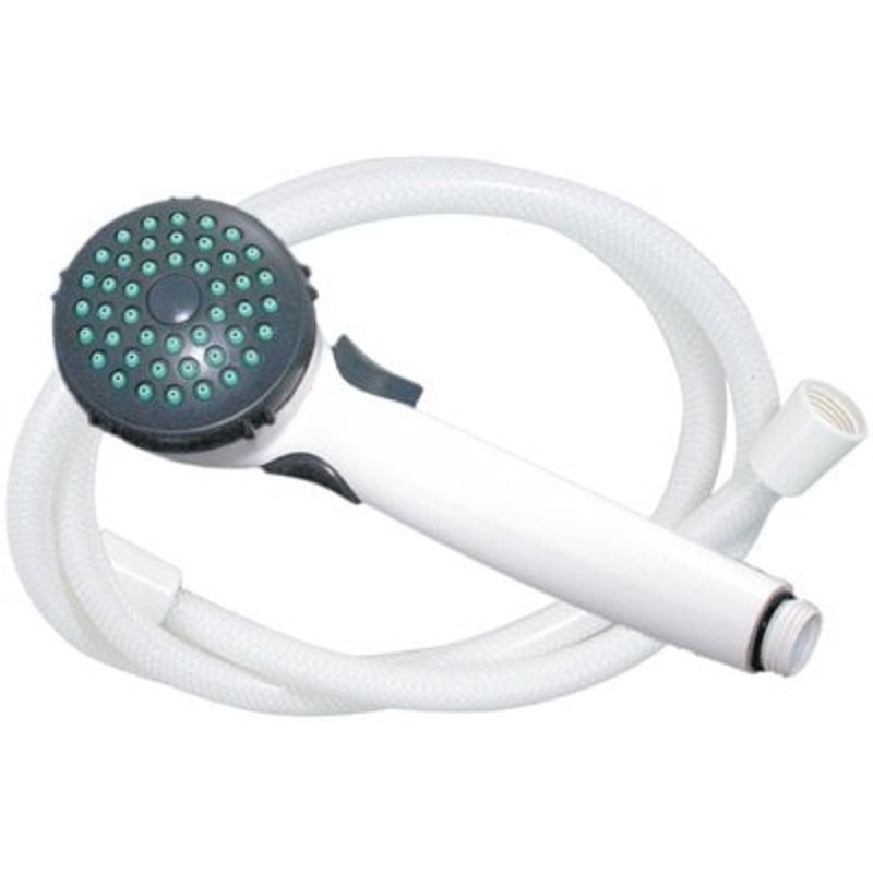 Valterra – Phoenix Single Function Hand Held RV Camping Outdoor 60 Metal Shower Hose & Bracket Kit – PF276046