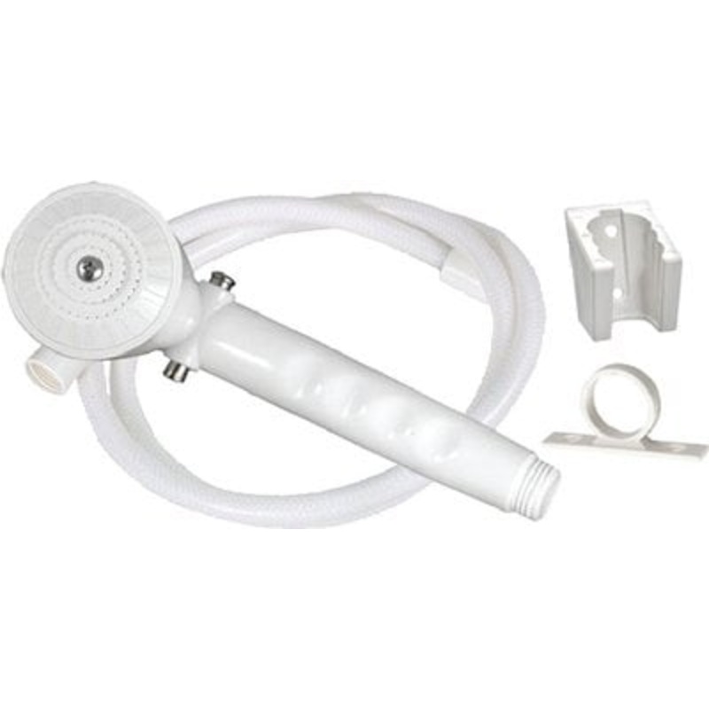 Valterra – Phoenix Single Function Hand Held RV Camping Outdoor 60 Vinyl Shower Hose & Bracket Kit – PF276024