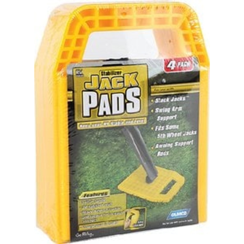 Camco Marine – Stabilizer Jack Pads 4 Pack – Replaces P/n 117 – 44595