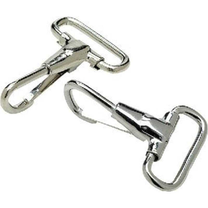 Sea Choice – Chrome Plated Brass Spring Snaps (1 Pair Per Pack) – 36951