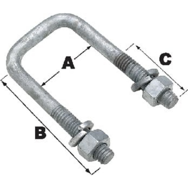 Sea Choice – Sq UBolt1 9/16X3 9/16 – 57201