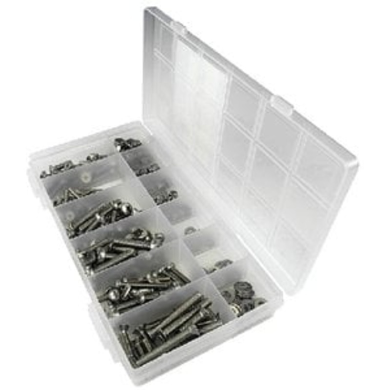 METRIC MACHINE SCREW KIT – 240 PIECE (SEACHOICE) – 59431
