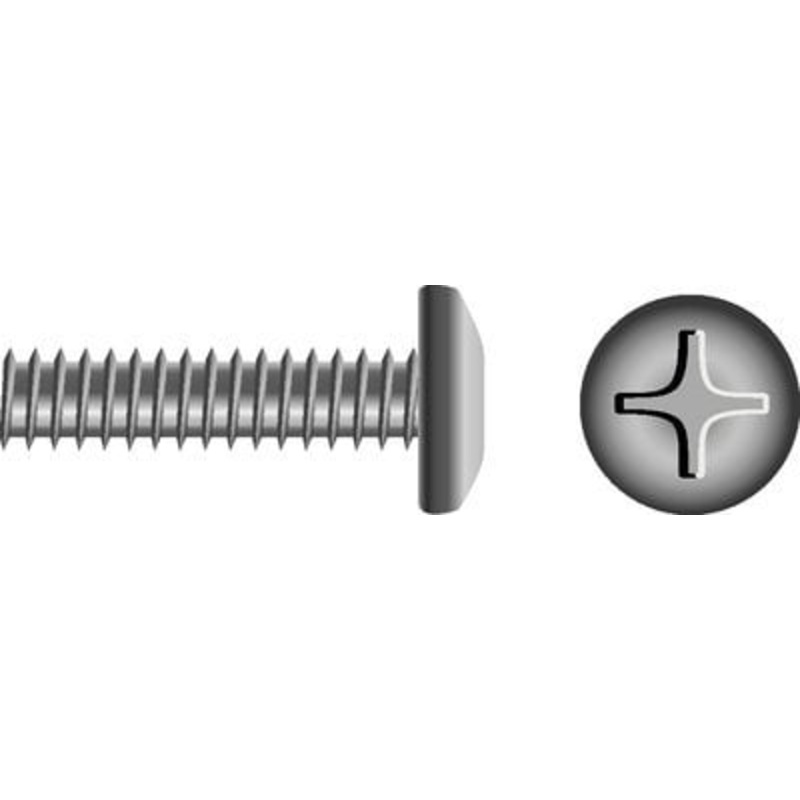Seachoice – Stainless Steel Phillips Machine Screw – Pan Head – 59654