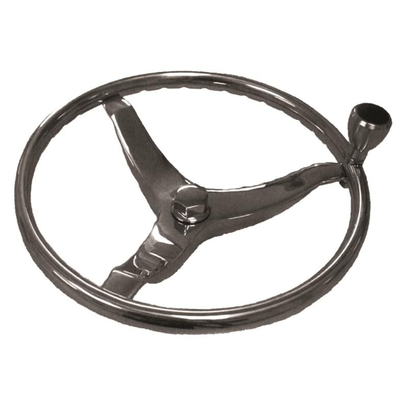 Stainless Steel Wheel With Speed Knob – 15 Diameter