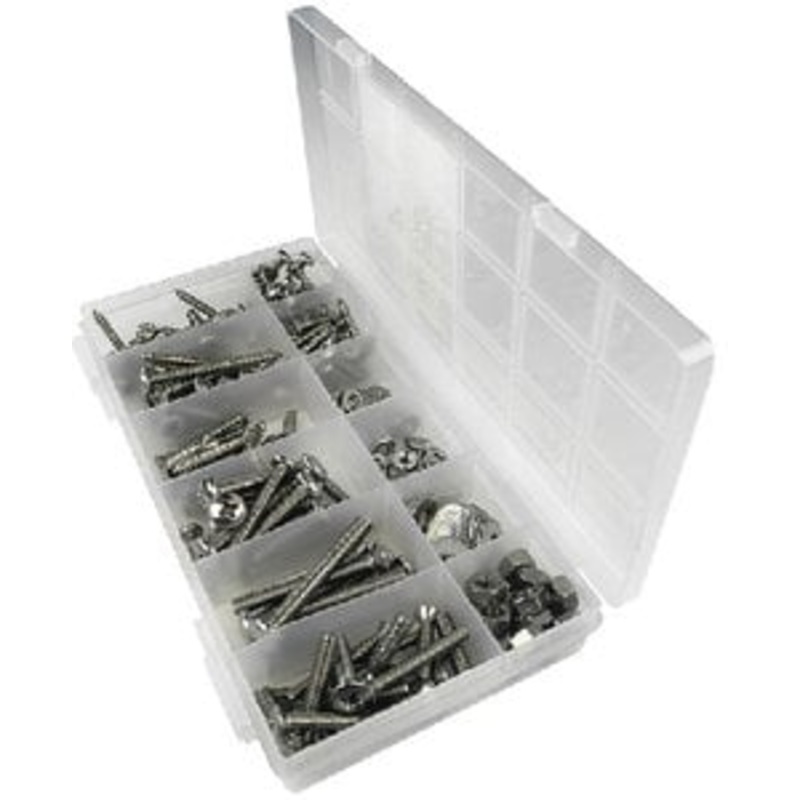 TAPPING AND MACHINE SCREW KIT – 226 PIECE (SEACHOICE) – 59427