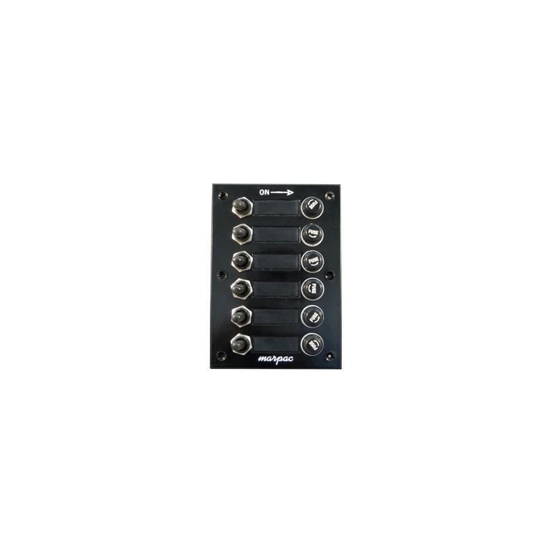 SWITCH PNL 6 GNG W/BOOT