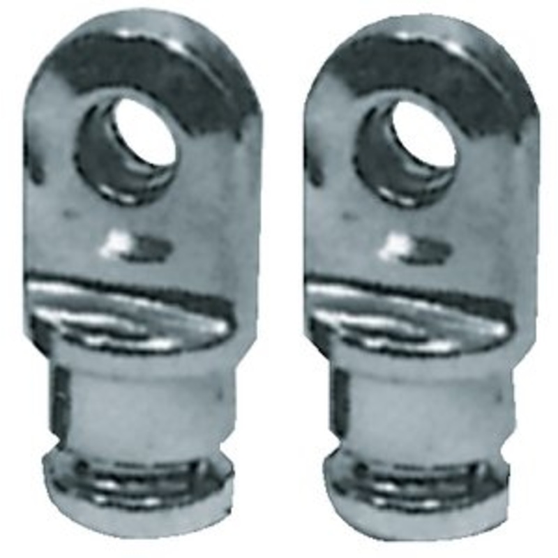 Taylor Made – Internal Eye Ends – Chromed Zamak – 7/8 inch – Sold as Pair – 11207