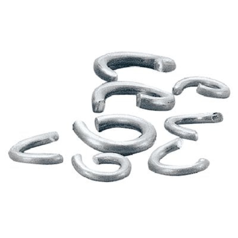 Taylor Made – Stainless Steel Clinching Rings – Fits 3/8 inch to 1/2 inch Cord – Pack of 50 – 1045