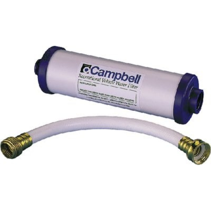 Campbell – REC. VEH. FILTER W/12 HOSE,IN-LINE DISPOSABLE RV FILTER – RVDH34