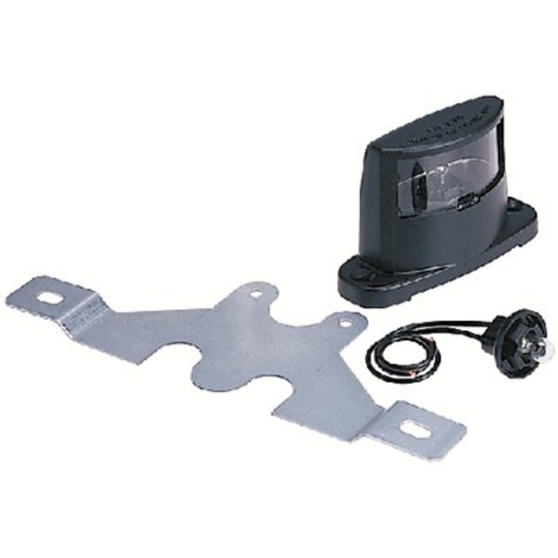 Fulton Products – #60 LICENSE LITE W/BRKT BLACK,LICENSE PLATE LIGHT AND BRACKET – 3462002