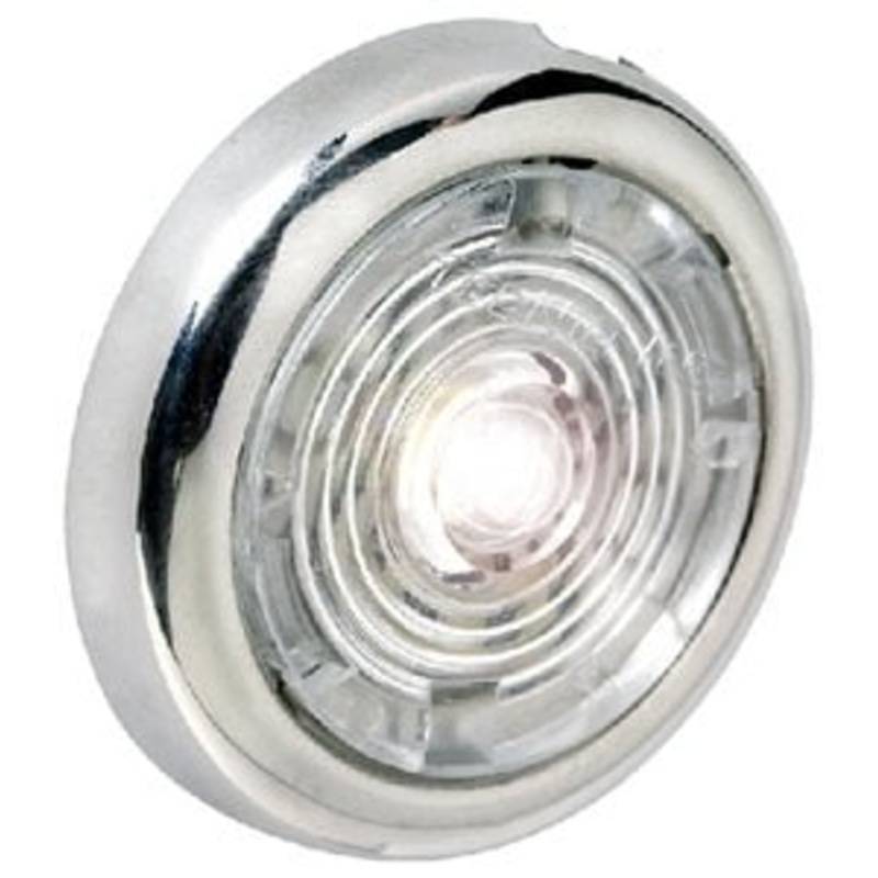 Attwood Marine – 1-1/2 White Interior/Exterior Light w/SS Bezel – 6342SS7