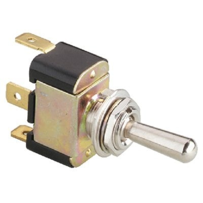 Attwood Marine – Toggle On/Off/On Switch, Metal Handle – 142553