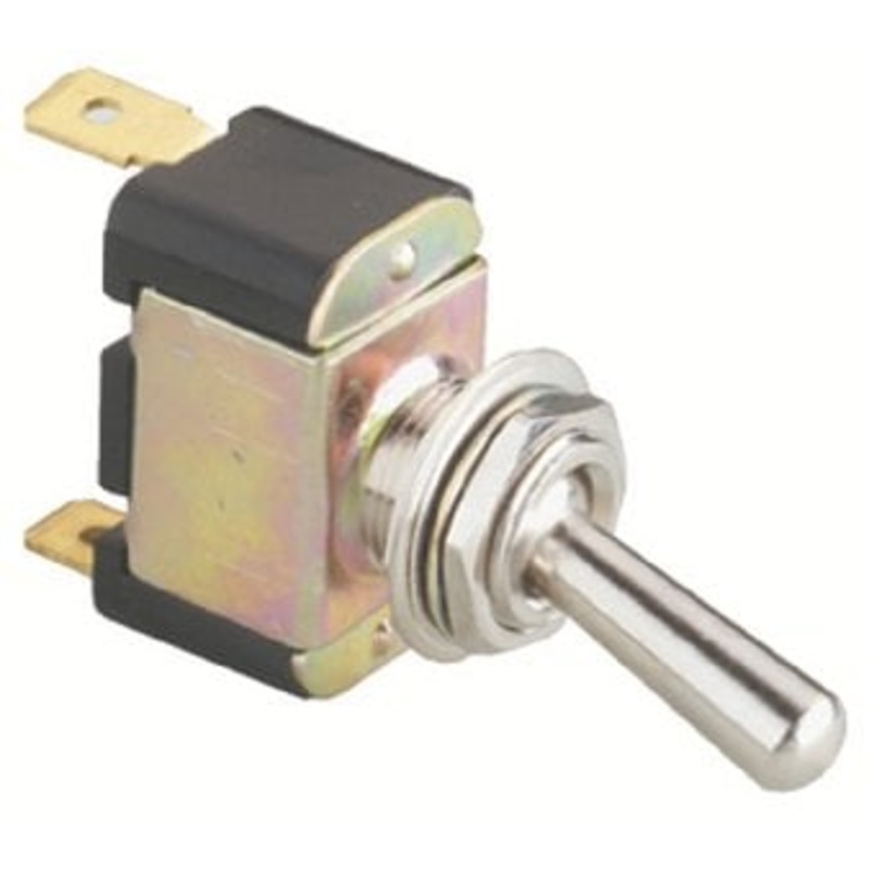 Attwood Marine – Toggle On/Off Switch, Metal Handle – 142533