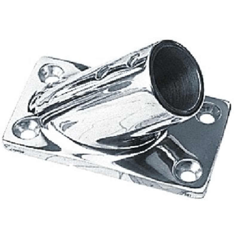 Sea-Dog Line – 45 Deg Rectngular Base 7/8 SS – 2814501