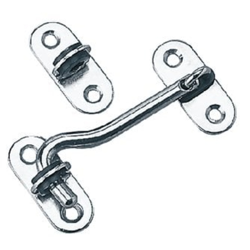 Sea-Dog Line – Door Hook – Stainless Steel – 2-1/2 – with Staples – 2212061