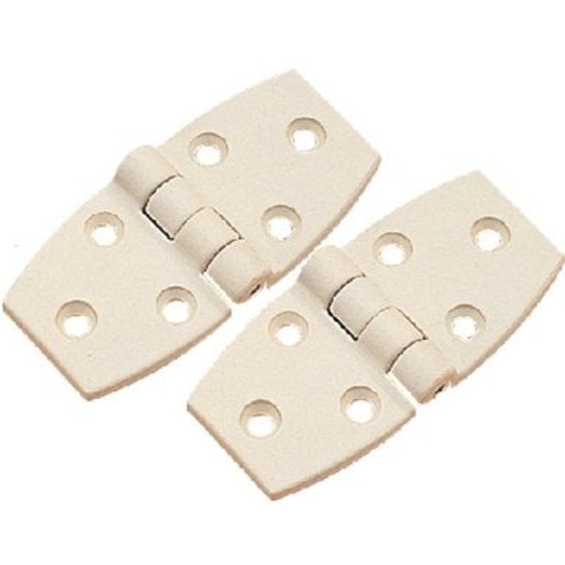 Sea-Dog Line – Hinge – Door Hinge – Fiberglass – White Nylon Finish – Pair – 2025311