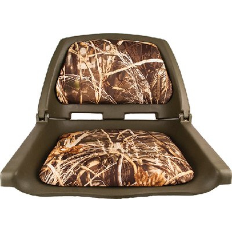 Attwood Marine – Padded Flip Boat Seat, Camoflauge – 98391GNMX