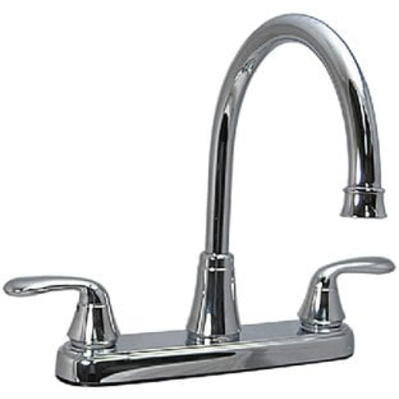 Valterra – Phoenix Two Handle 8 Hi-Arc Hybrid RV Bathroom Lavatory Faucet – PF231302