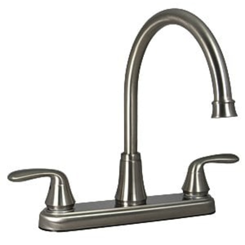Valterra – Phoenix Two Handle 8 Hi-Arc Hybrid RV Bathroom Lavatory Faucet – PF231402