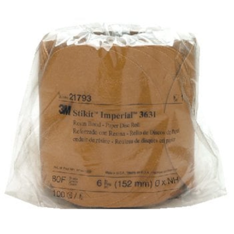 3M – Stikit Paper Disc Roll – 6 inch – 80F – 363I