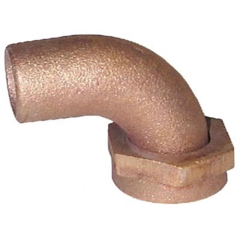 Groco – TPC Bronze Tail Piece 90 Degree, NPS Thread – TPC1500