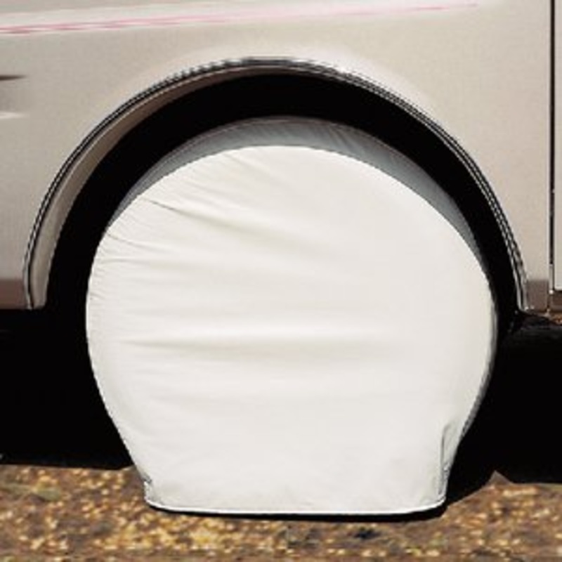 Adco – Polar White Vinyl Tyre Gards (2 Per Pack) – 3955