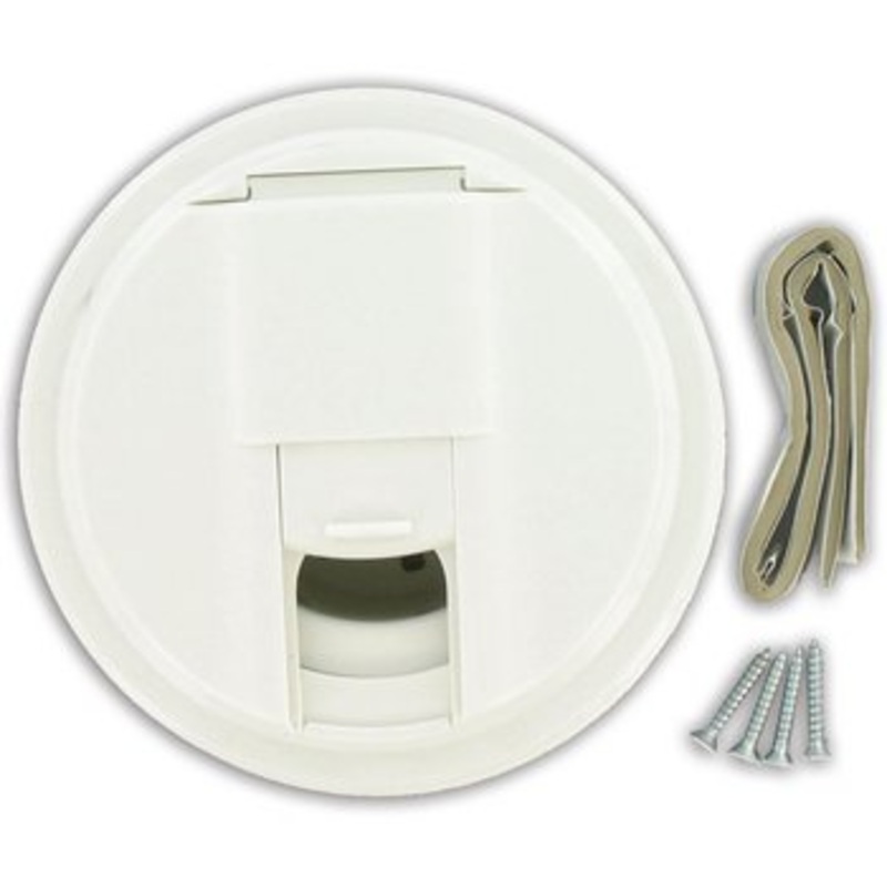 Valterra – UNIVERSAL WHITE CABLE HATCH,VALTERRA CABLE HATCHES – A102130VP