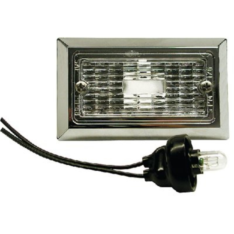 Anderson Marine – Utility/Courtesy Light Clear With Chrome-Plated ABS Housing – E126C