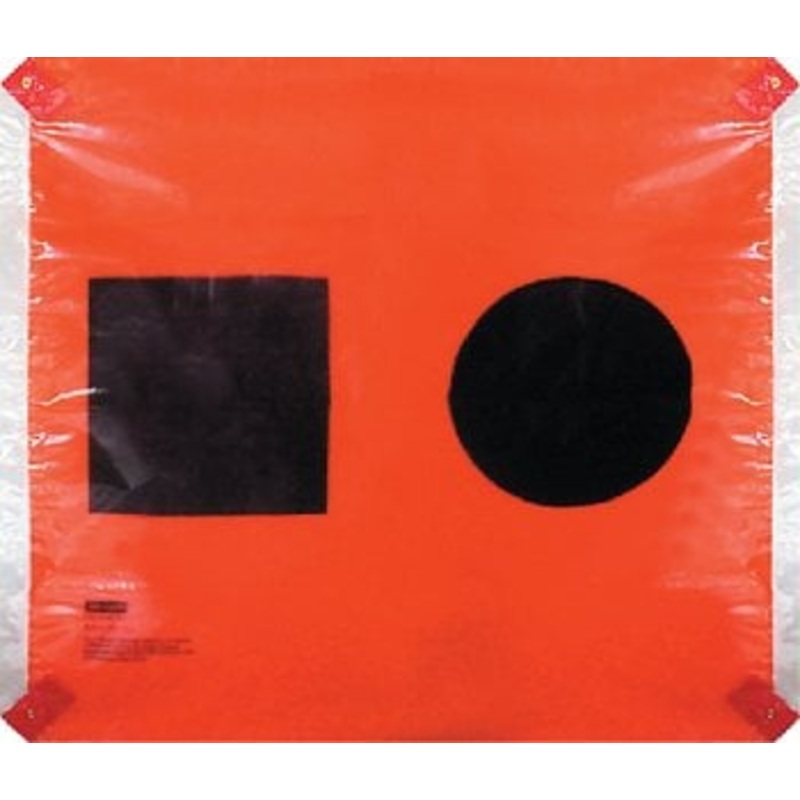 Cal-June – Jim-Buoy Heavy Plastic U.S.C.G. Compliant S.O.S. Flag With Reseable Storage Bag – 1851