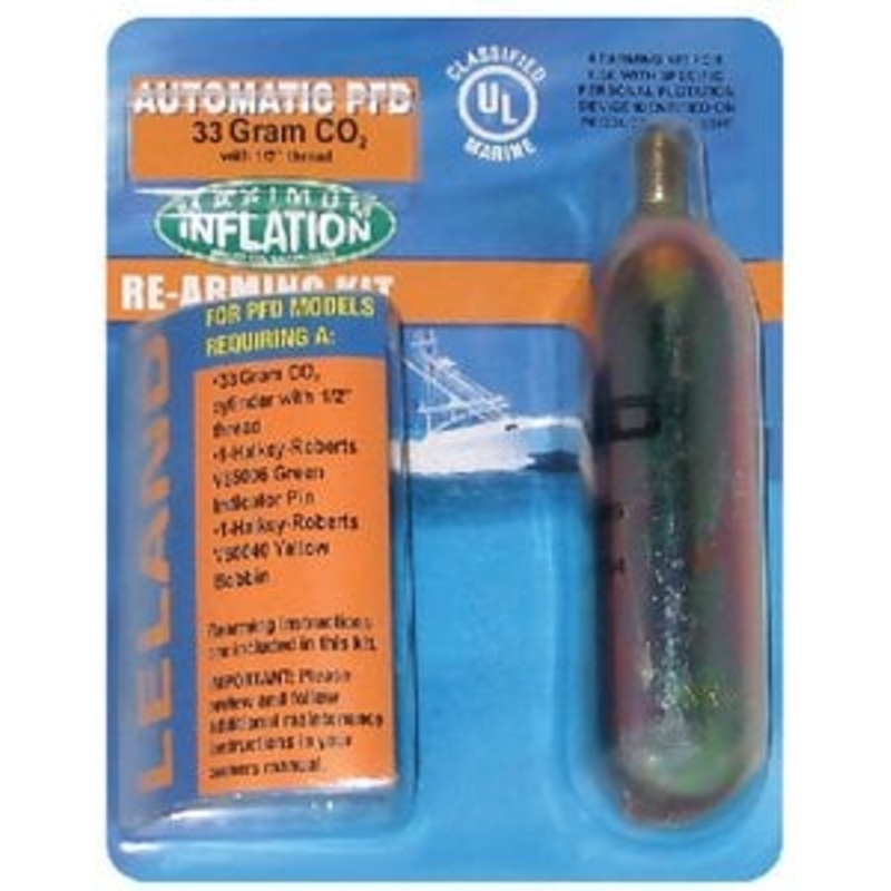 Seachoice – Re-Arming Kit For Inflatable Vests – 33G Automatic – 85860, 85840 – 85750
