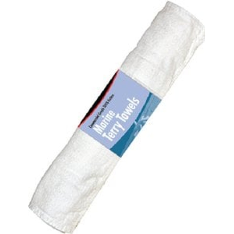 Buffalo Industries – Buffalo Terry Towel Rags – 14 x 17 – Fully Hemmed – 3-Pack – 60248