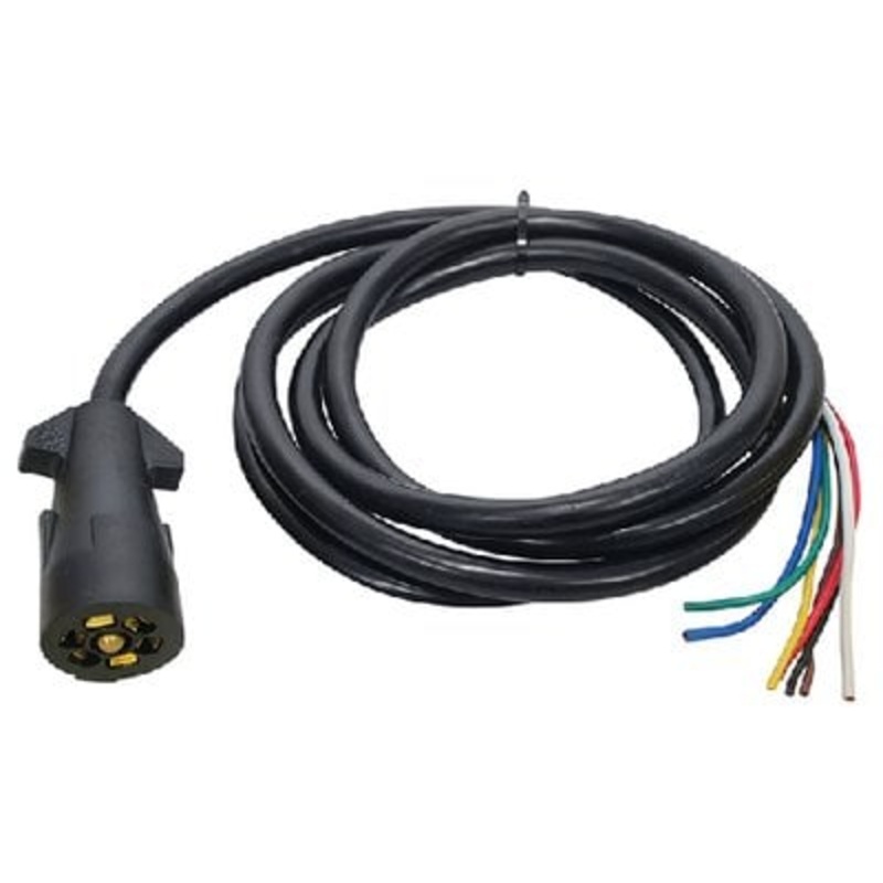 Sea Choice – 7Way Trailer Wiring 8′ Cable With 7Way Molded Connector – 58111