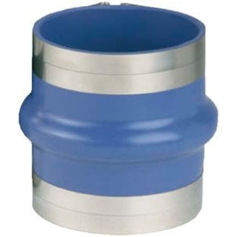 Trident hose – Blue Silicone VHT Single Hump Hose w/T-Bolt Clamps, 5 to 4 – 270V5040SS