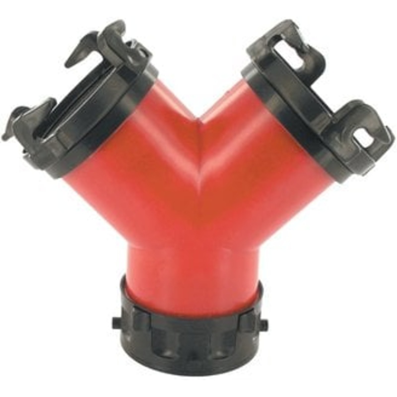 Valterra – F02-2030 Red & Black 3 RV Rotating WYE Outlet Hose Joiner – F022030