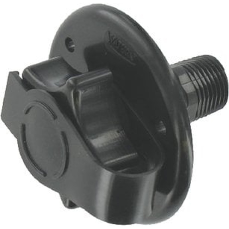 Valterra – Flush Mount Water Inlet, Black Plastic – A010168BKVP