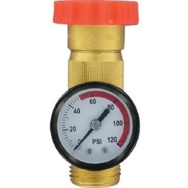 Valterra – Lead-Free RV Water Regulator & Gauge – A011124VP