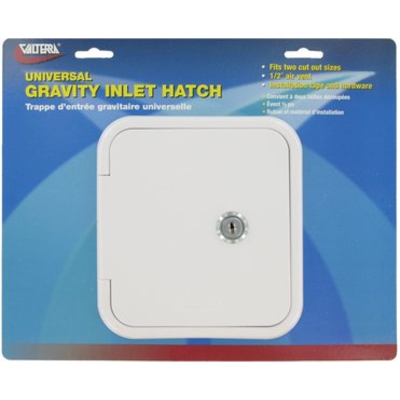 Valterra – Universal Gravity 1/2 Air Vent RV Inlet & Lockable Hatch – A012002VP