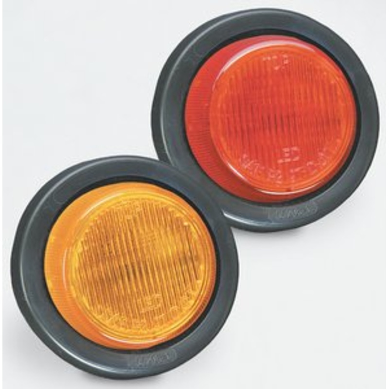 Fulton Products – CLEARANCE LIGHT RED #30,WATERPROOF LED 2 ROUND CLEARANCE/SIDE MARKER LIGHTS – 4130001