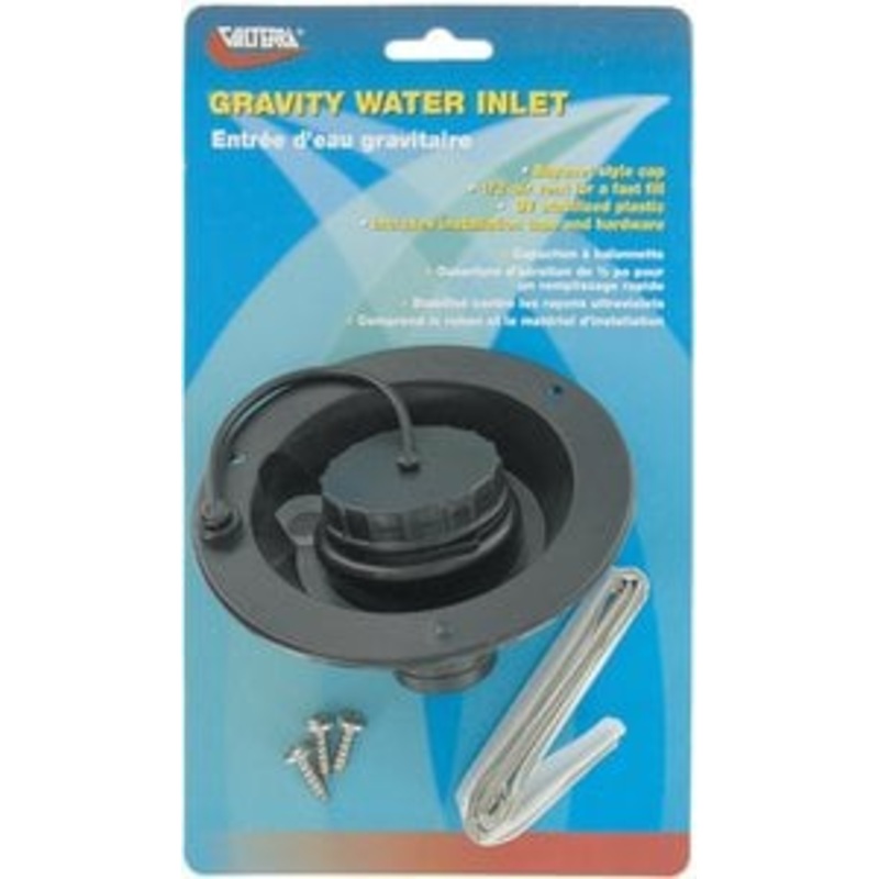 Valterra – WATER INLET GRAVITY BLACK,GRAVITY WATER INLET – A012003BKVP