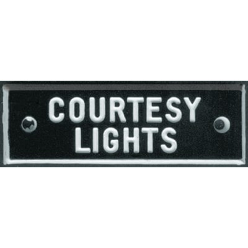 Bernard Engraving – Identi-Plate – Courtesy Lights – 5 Pack – IP043