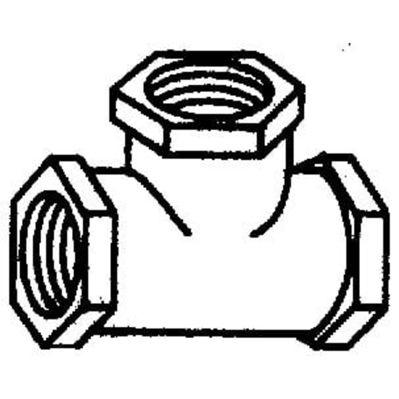 Brass Fittings – Plastic Tee 3/4 – 28744W