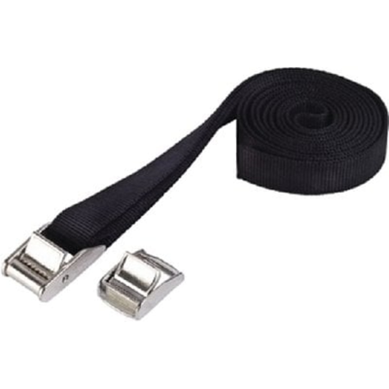 Sea-Dog Line – Webbing Cam Cast 304 Stainless Steel Buckle & 1 x 8′ Strap – 1991221