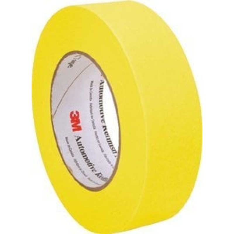 AUTOMOTIVE REFINISH YELLOW MASKING TAPE (3M) – 06654