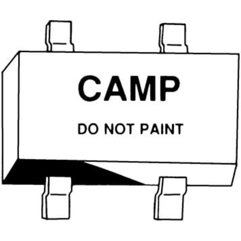 Camp Zinc – Strap Zinc 1-1/4X6X12 Double – W24SQ