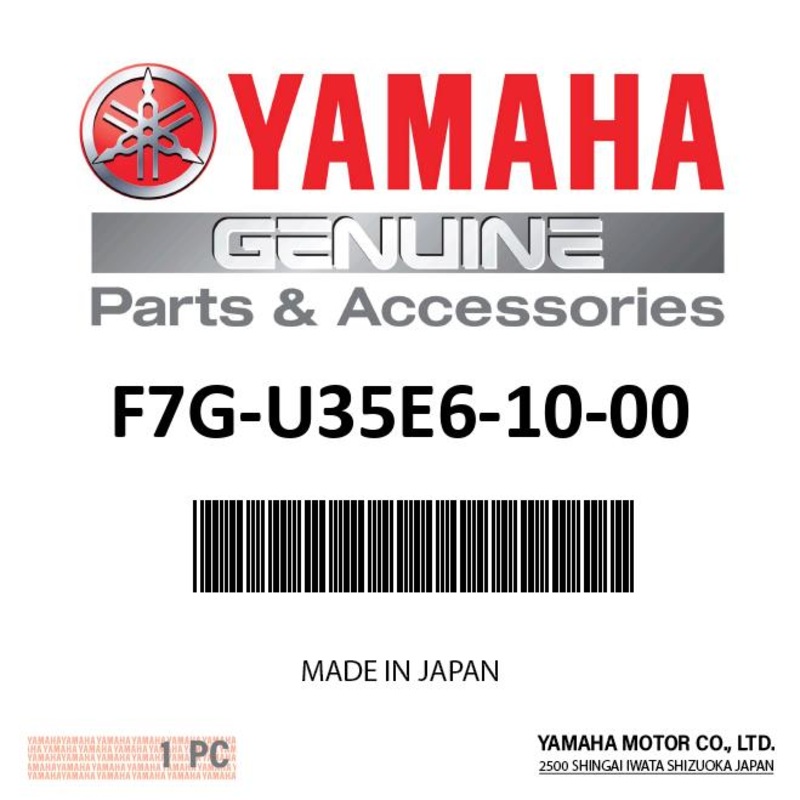Yamaha – Backrest, Main 6 – F7G-U35E6-10-00
