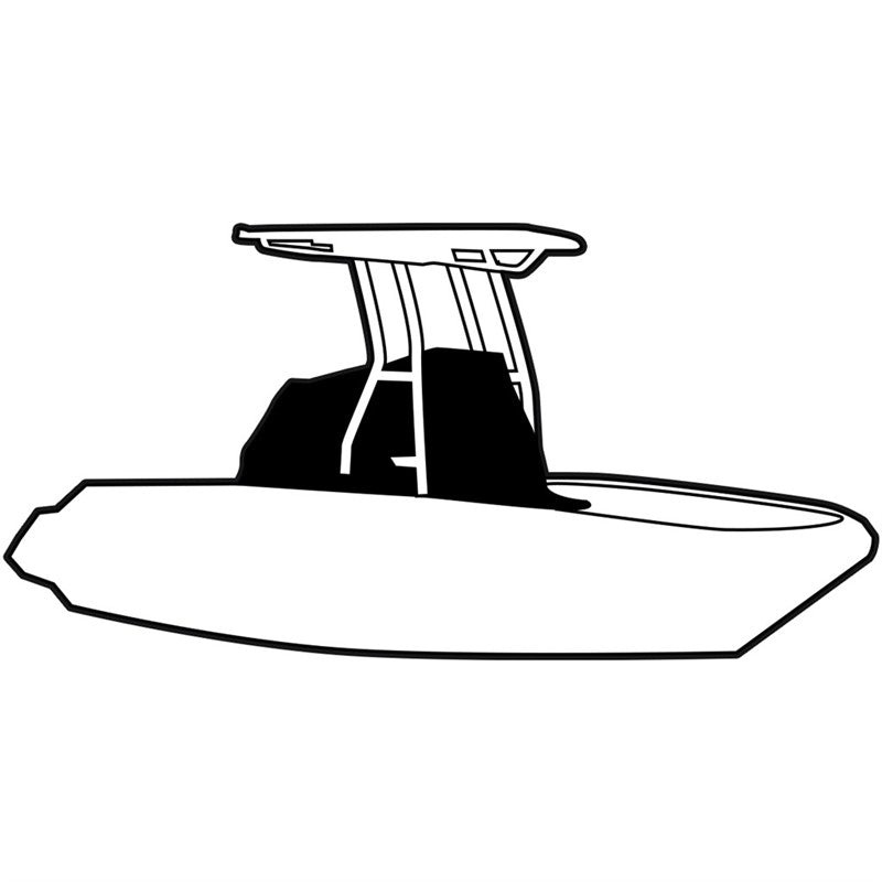 Yamaha Boat Center Console Cover – 190 FSH Sport – Black (T-Top) – 2016-2018 – MAR-19FSH-TT-17