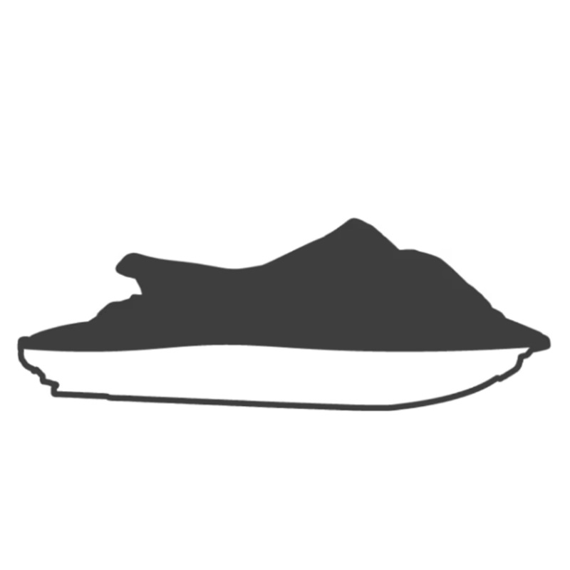 Yamaha Boat Waverunner Cover – GP Series w /Recdeck – Black – 2024