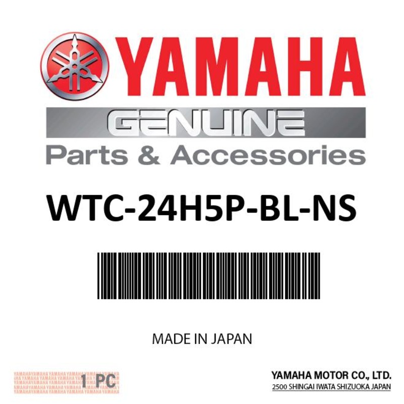 Yamaha – 5-Panel Hat Blue With White  Logo – WTC-24H5P-BL-NS